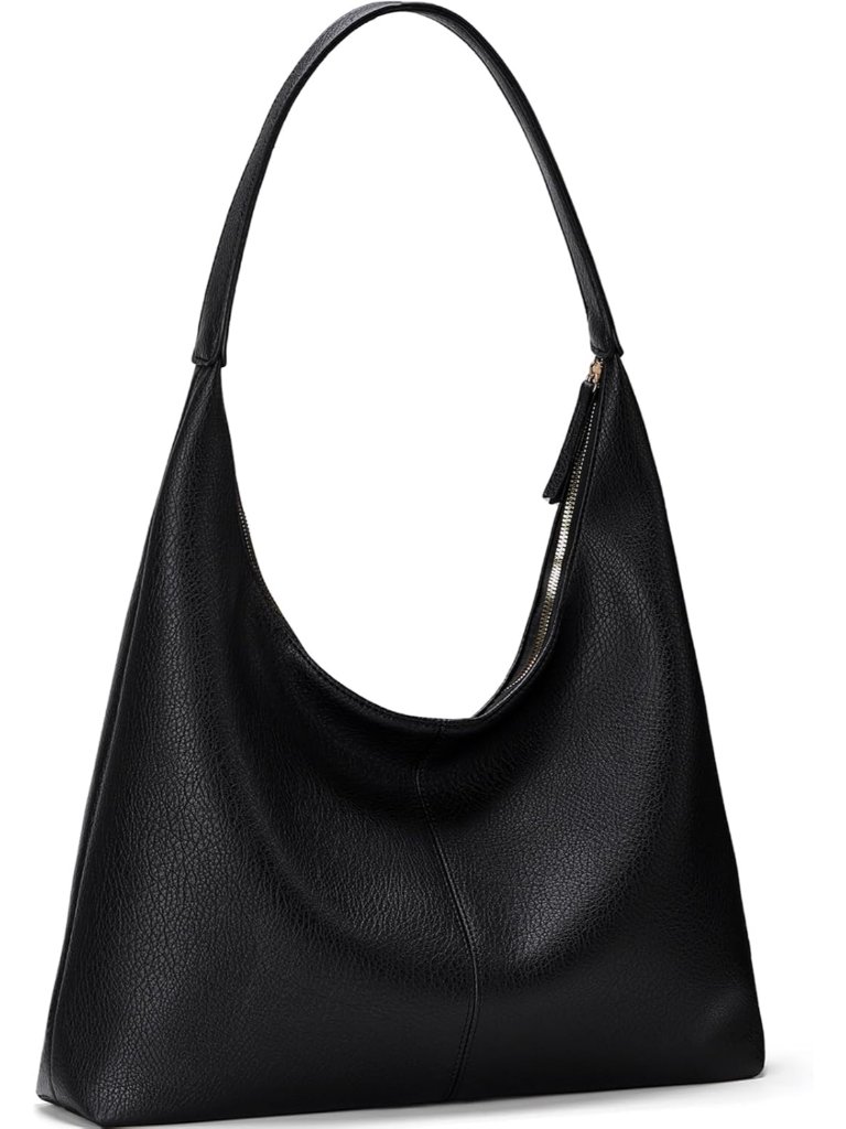 Large Tote Bag For Women, Vegan Leather Shoulder Purses Casual Slouchy Totes Bag
